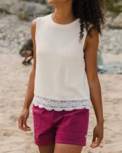 Women's Vintage Organic Knitted Vest