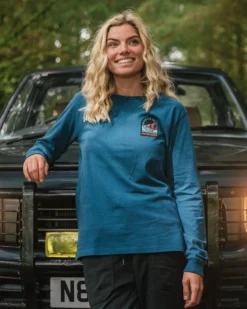 Women's Waves & Trees LS T-Shirt