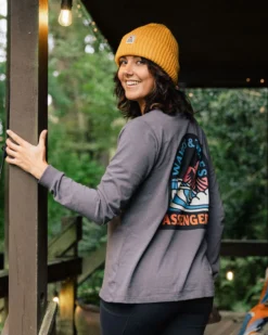 Women's Waves & Trees LS T-Shirt